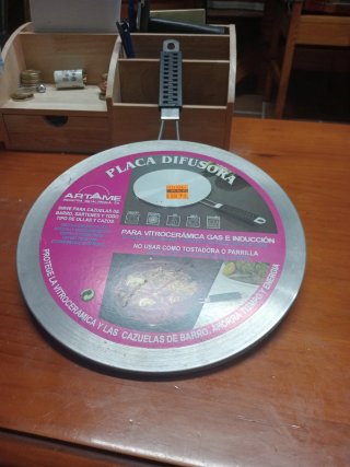 Placa difusora ARTAME para vitrocerámica y gas