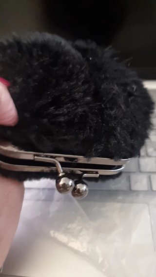 Monedero peluche suave cuqui