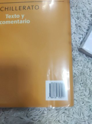 Texto y comentario, Bachillerato