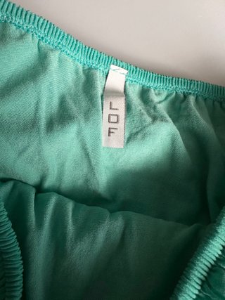 Abito a fascia color Tiffany S/M (collana inclusa)