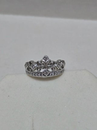 Anillo corona de  Plata 9,25ley