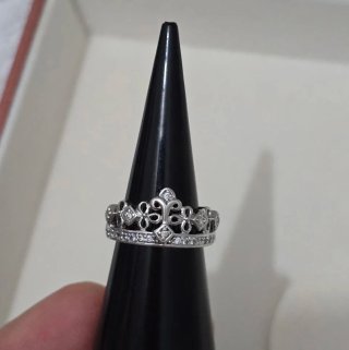 Anillo corona de  Plata 9,25ley