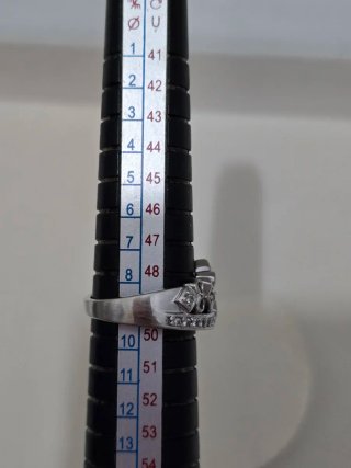 Anillo corona de  Plata 9,25ley