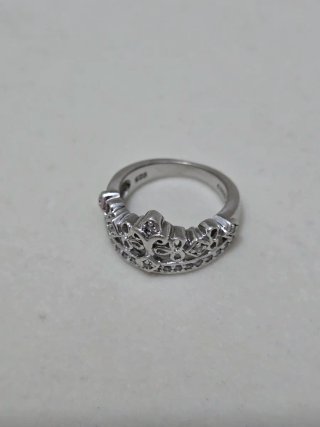 Anillo corona de  Plata 9,25ley