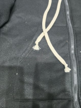 Sudadera larga con capucha y cremallera