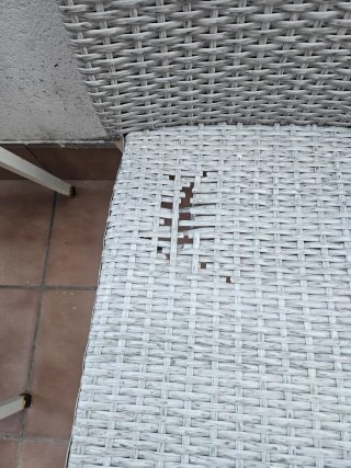 Conjunto de 4 sillas de terraza