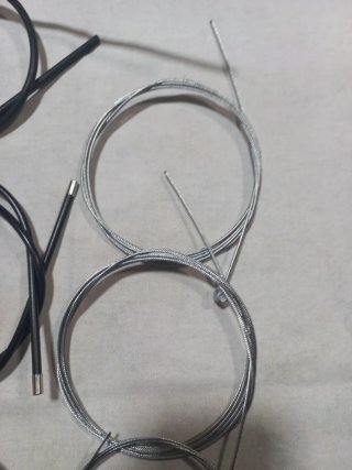 Juego fundas y cables más espejo montesa rapita..