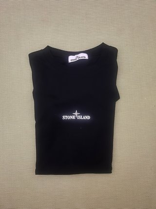 Camiseta Stone Island Talla M Negra