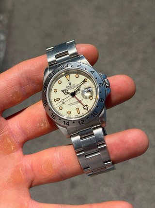 Rolex Explorer II Panna Crema