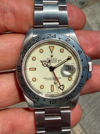 Rolex Explorer II Panna Crema