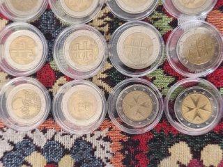 Lote 16 Monedas 2 Euros Conmemorativas