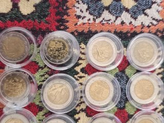 Lote 16 Monedas 2 Euros Conmemorativas