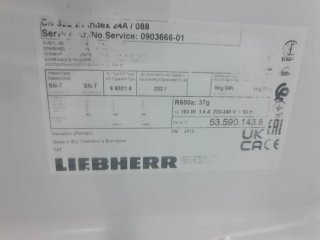 Nevera Liebherr A++ Blanca