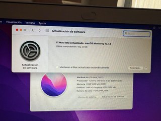 MacBook Air 13 2017 Intel Core i5 8GB RAM