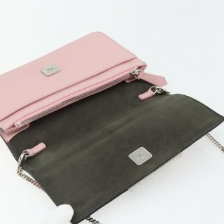 FENDI Chain Wallet Monster Shoulder Bag Leather