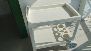 Mesa camarera auxiliar veraniega