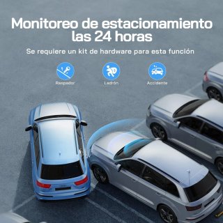 WOLFANG Dashcam 2.5K QHD Delantera y Trasera
