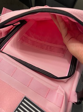 Mochila rosa militar y robusta nueva