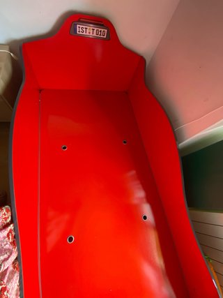 Cama Coche Niño Roja