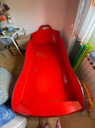 Cama Coche Niño Roja