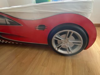 Cama Coche Niño Roja