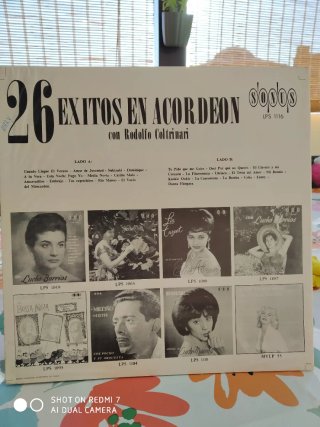 26 Éxitos en Acordeón vinilo