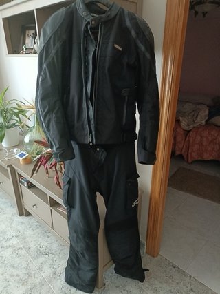 Chaqueta Moto Cuero y Cordura Alpinestars