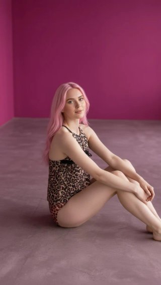 Costume 2 pezzi effetto tankini leopardato