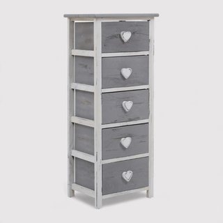 Tradescantia - Cassettiera per camera da letto con 5