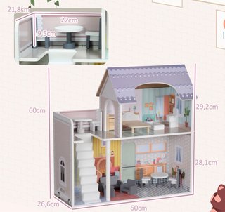 Casa de Muñecas con Muebles