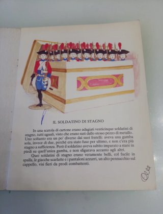 fiaba Il soldatino di stagno di Andersen AMZ 1982