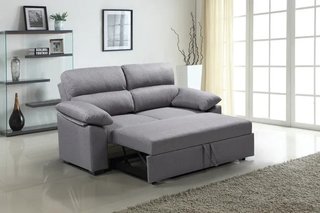 Sofá Cama Hanna Gris/Negro