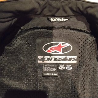 Chaqueta de moto Alpinestars Negra