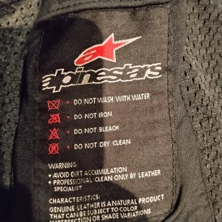 Chaqueta de moto Alpinestars Negra