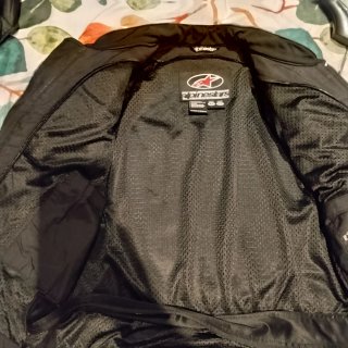 Chaqueta de moto Alpinestars Negra