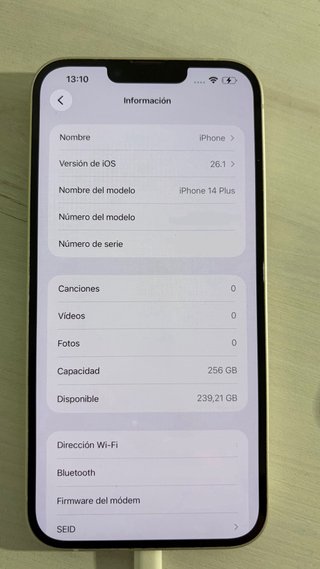 iPhone 14 Plus Blanco