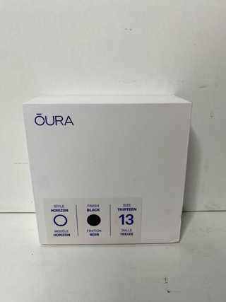 : Oura Ring Gen3 Heritage Negro Talla 13