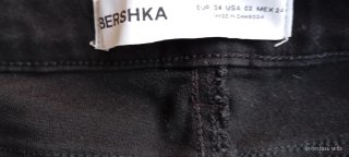Pantalones negros pitillo elástico