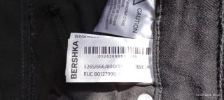 Pantalones negros pitillo elástico