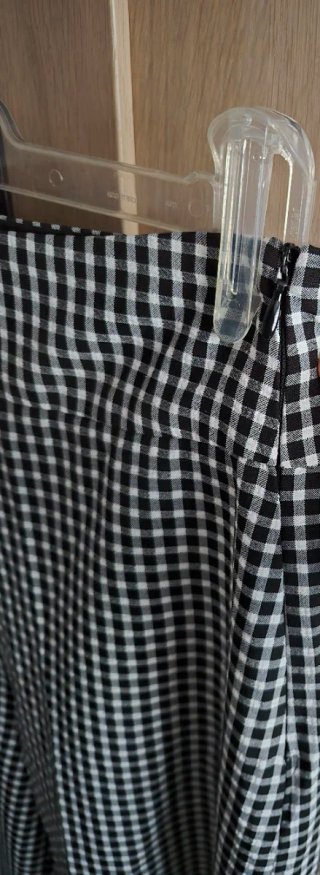 Pantalón cuadros Vichy Stradivarius T.34 XS