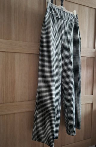 Pantalón cuadros Vichy Stradivarius T.34 XS