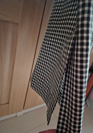 Pantalón cuadros Vichy Stradivarius T.34 XS