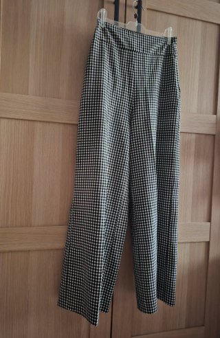 Pantalón cuadros Vichy Stradivarius T.34 XS