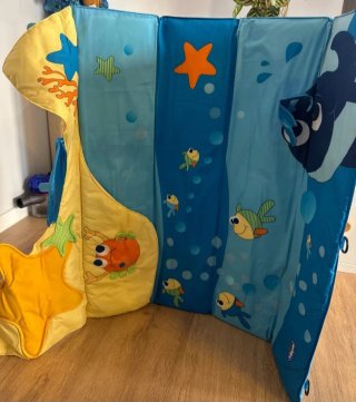 Parco Chicco pieghevole blu 93x93x76