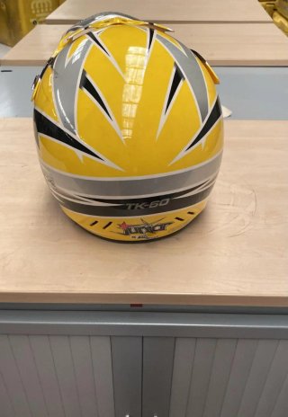Casco Cross Takachi TK60 Amarillo Homologado MX