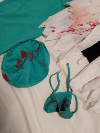 Disfraz Cirujano Zombie Talla 10-12