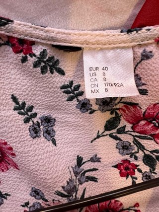 Vestido cruzado estampado floral