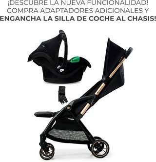 Kinderkraft APINO Passeggino Nero
