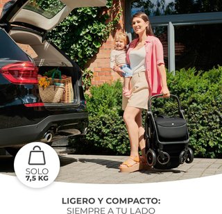 Kinderkraft APINO Passeggino Nero