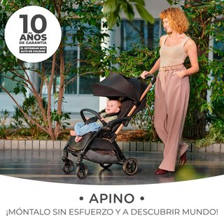 Kinderkraft APINO Passeggino Nero